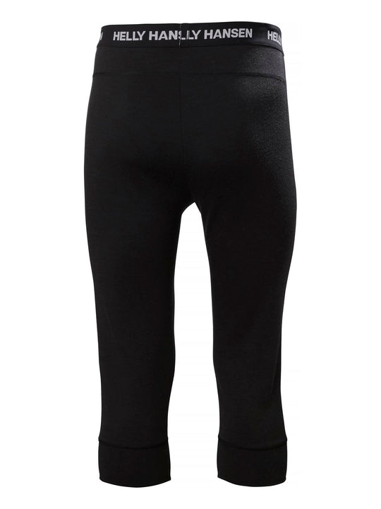Spodnie termoaktywne męskie Helly Hansen Lifa Merino Midweight 3/4 Pant czarny - Adventure Sports
