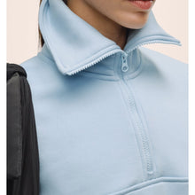Bluza damska CASALL Easy Half Zip Sweater kolor niebieski
