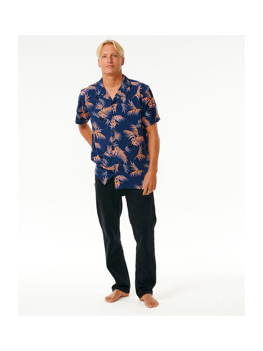 Koszula RIP CURL Surf Revival Floral S/S Shirt granatowy - Adventure Sports
