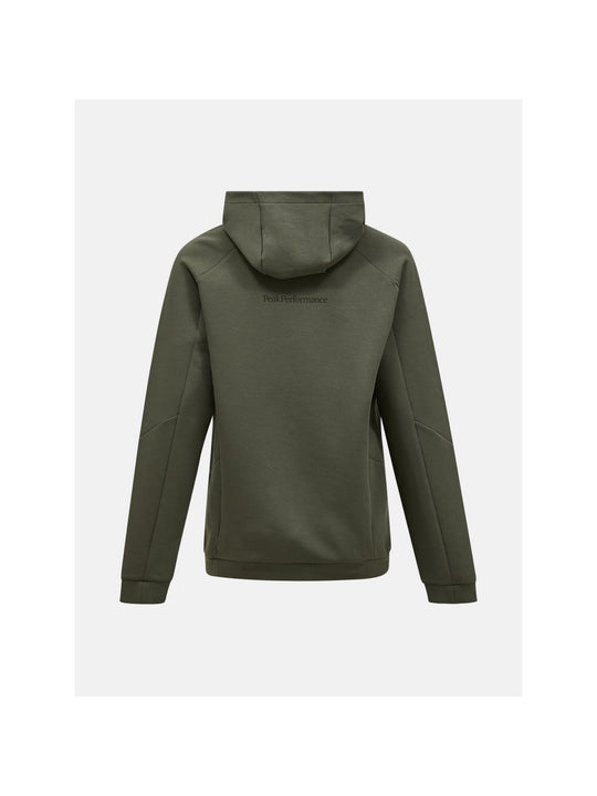 Bluza z kapturem męska PEAK PERFORMANCE Sportstech Hoody zielona
