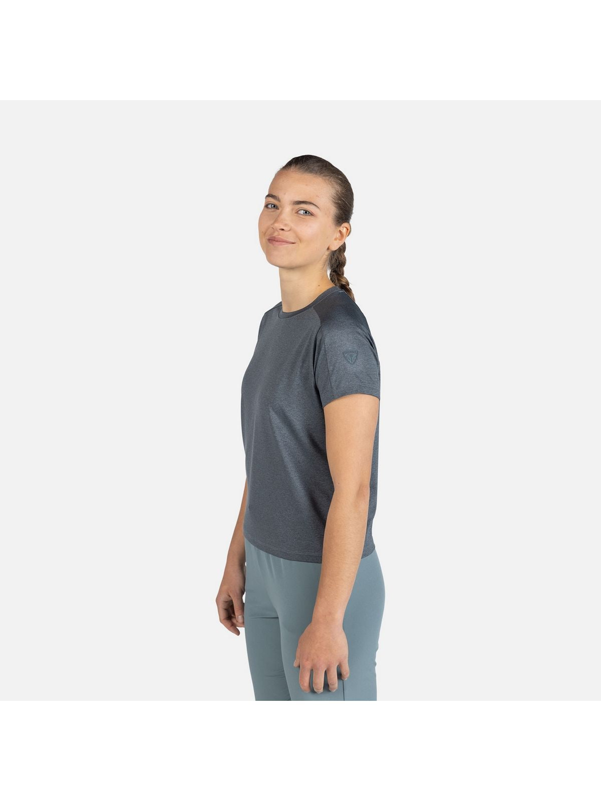 Koszulka treningowa damska ROSSIGNOL W Cloudrest Loose Tee niebieski - Adventure Sports