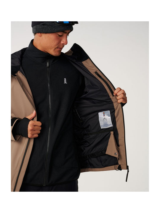 Kurtka męska RIP CURL S-Series 10K10K Shell Jkt brązowa
