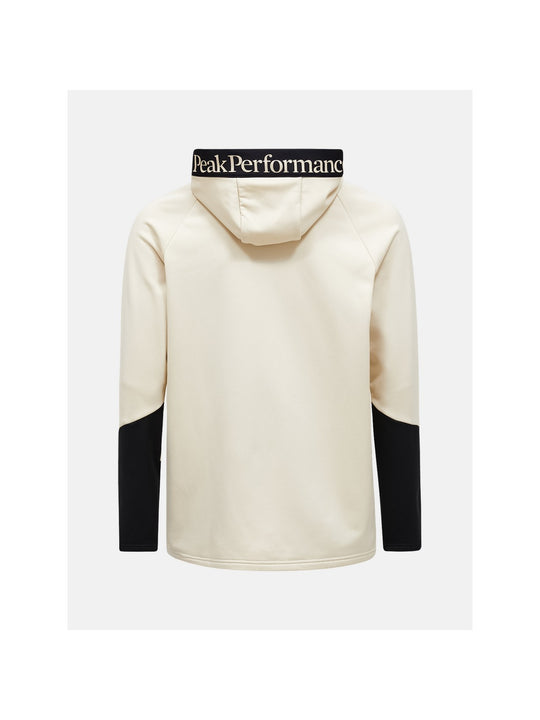 Bluza z kapturem męska PEAK PERFORMANCE Rider Essentials Midlayer Zip Hood piaskowa
