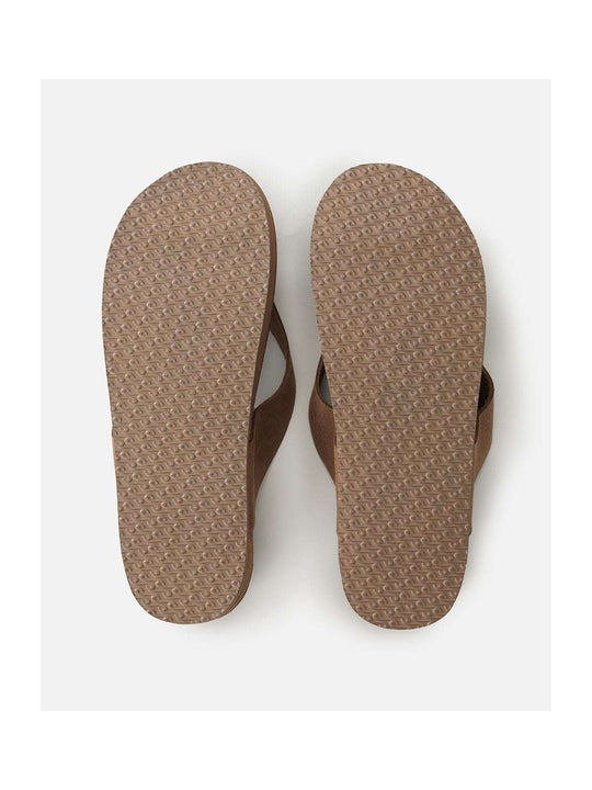 Japonki damskie RIP CURL Freedom Leather Bloom Open Toe brązowe
