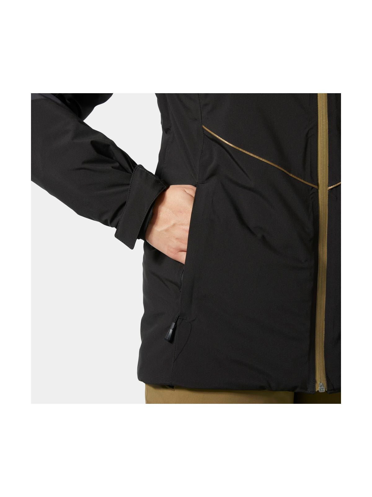 Kurtka narciarska damska HELLY HANSEN W PANORAMA INS JACKET czarna