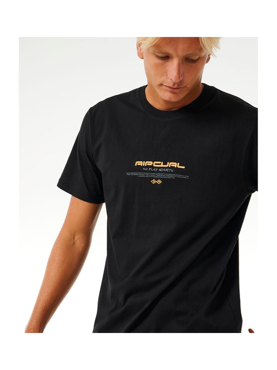 Koszulka RIP CURL Vaporcool Culture Tee czarny - Adventure Sports
