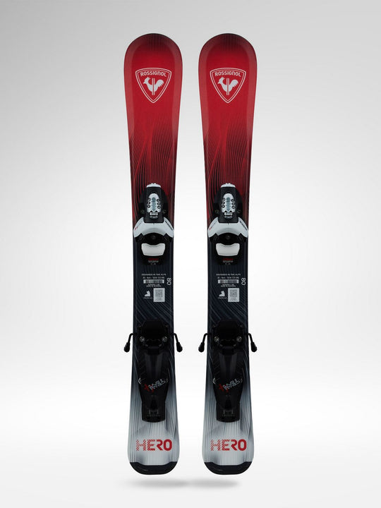 Narty dla dzieci ROSSIGNOL Hero Kid Pre-Drilled Team 4 Gw B76 Black
