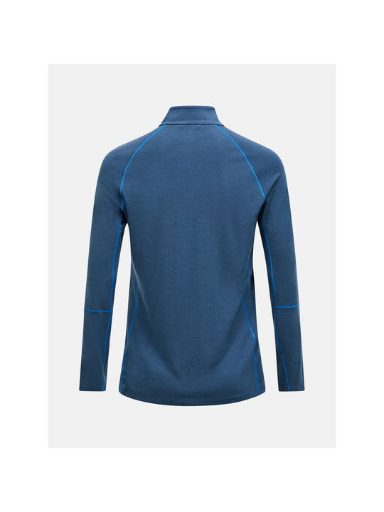 Koszulka Termiczna PEAK PERFORMANCE Magic Half Zip Wool-blend Baselayer Men niebieski
