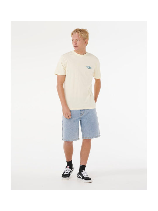 Koszulka RIP CURL LEGACY TEE żółta
