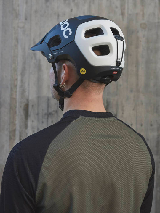Kask rowerowy POC TECTAL RACE MIPS - czarno biały - Adventure Sports
