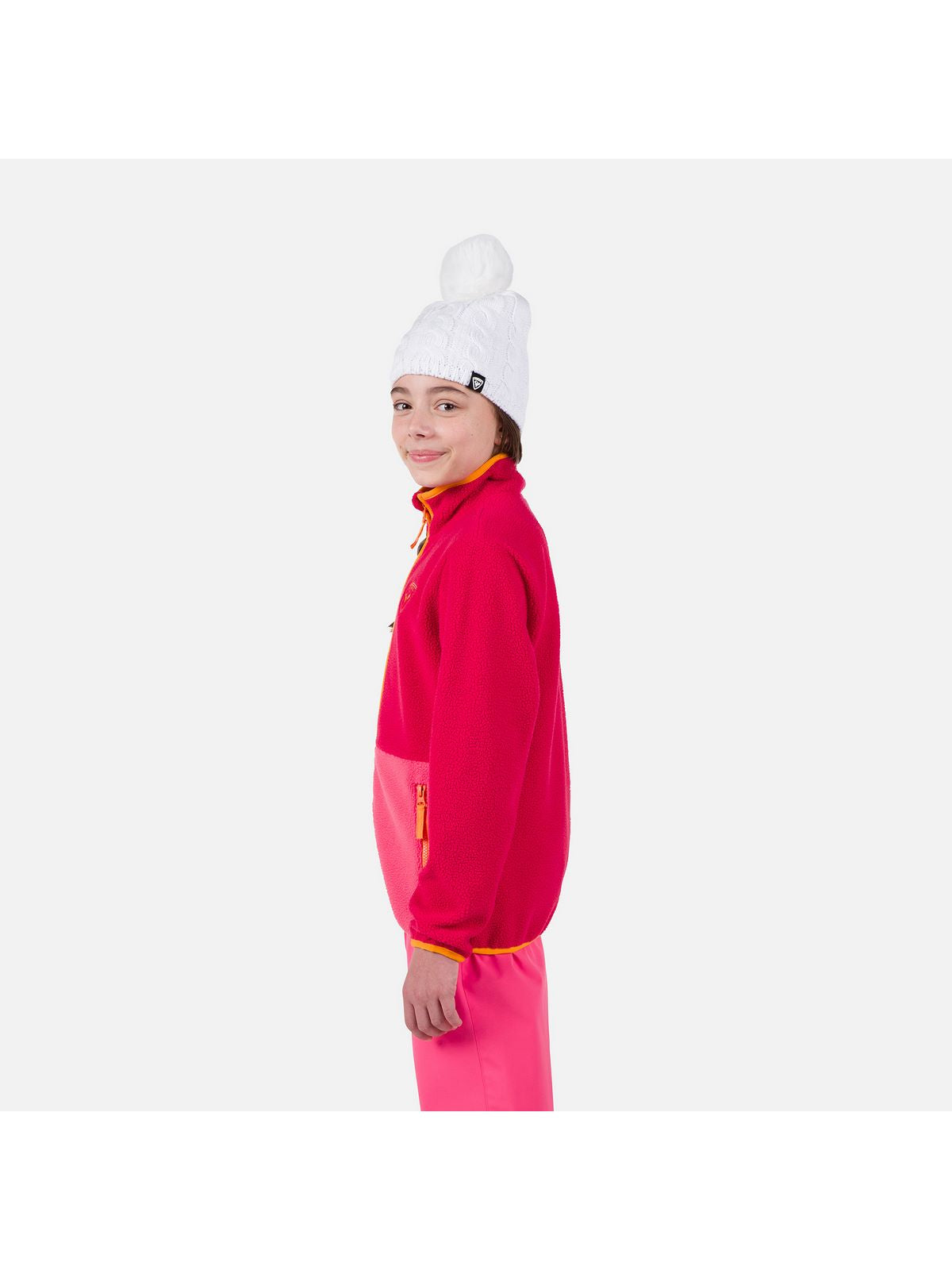 Bluza dziecięca ROSSIGNOL Jr Alltrack Fleece różowy
