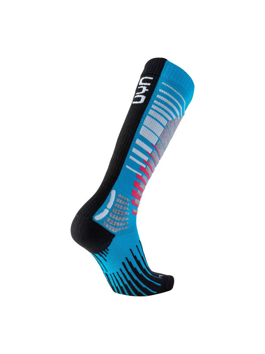 Skarpety UYN W Ski Snowboard Socks niebieski
