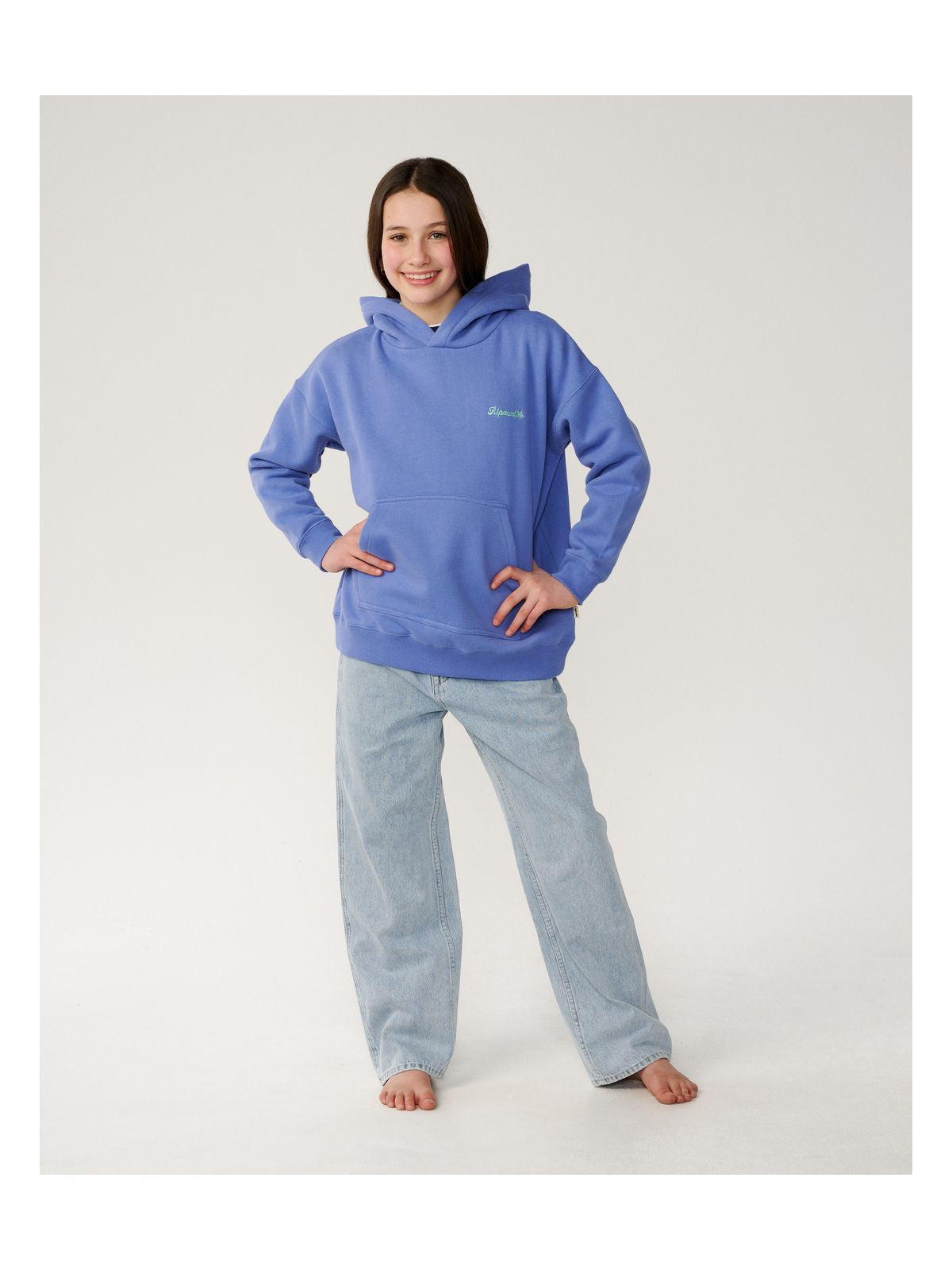 Bluza juniorska RIP CURL Sunkissed Search Hood - Girl niebieska