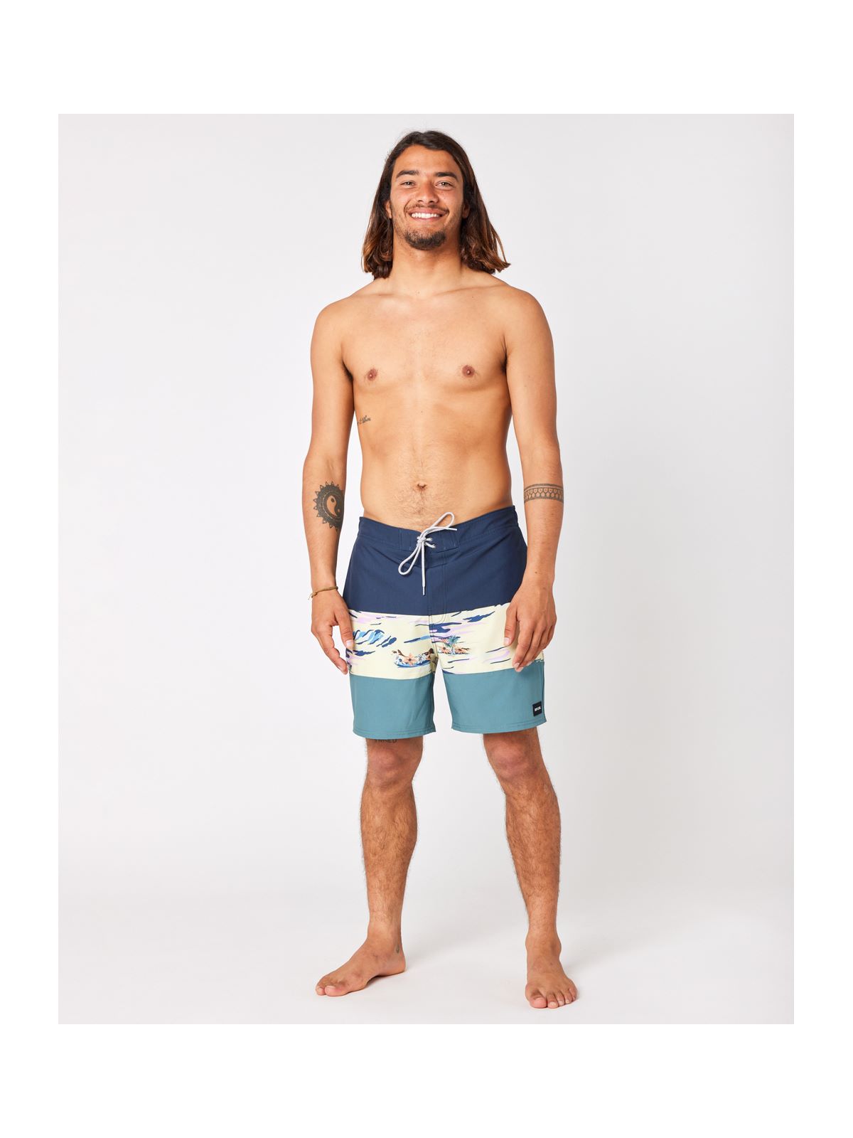 Boardshorty RIP CURL Allover Semi Elastic 17’’ żółty - Adventure Sports
