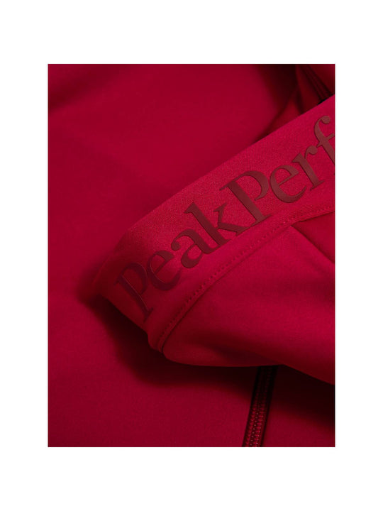 Bluza PEAK PERFORMANCE W Rider Essentials Zip Hood bordowy
