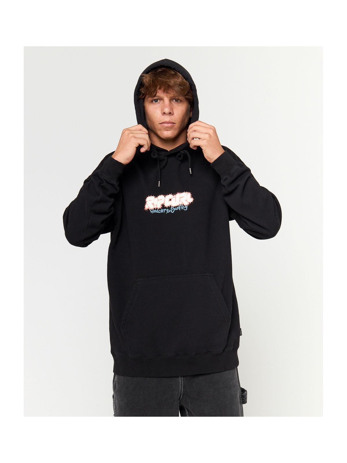 Bluza RIP CURL RAW ENERGY HOOD czarna