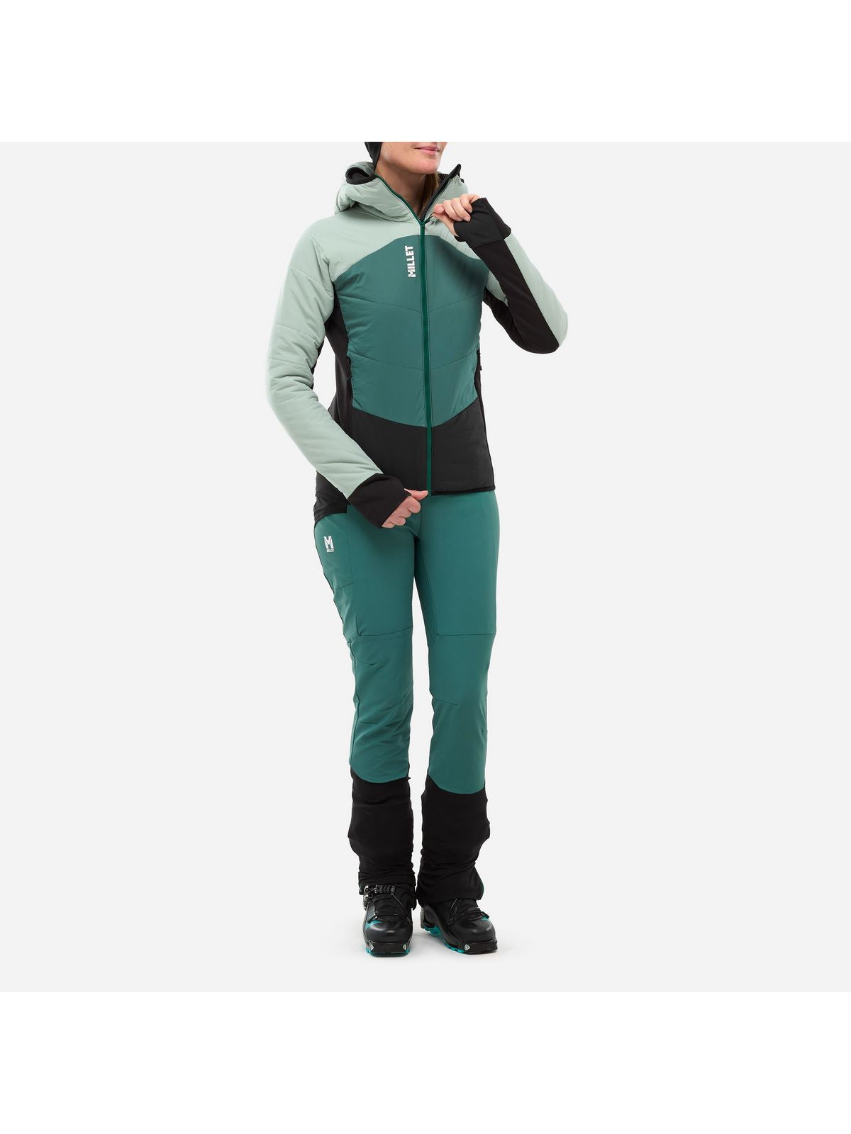 Kurtka narciarska MILLET MHITE PRIMALOFT HOODIE zielona