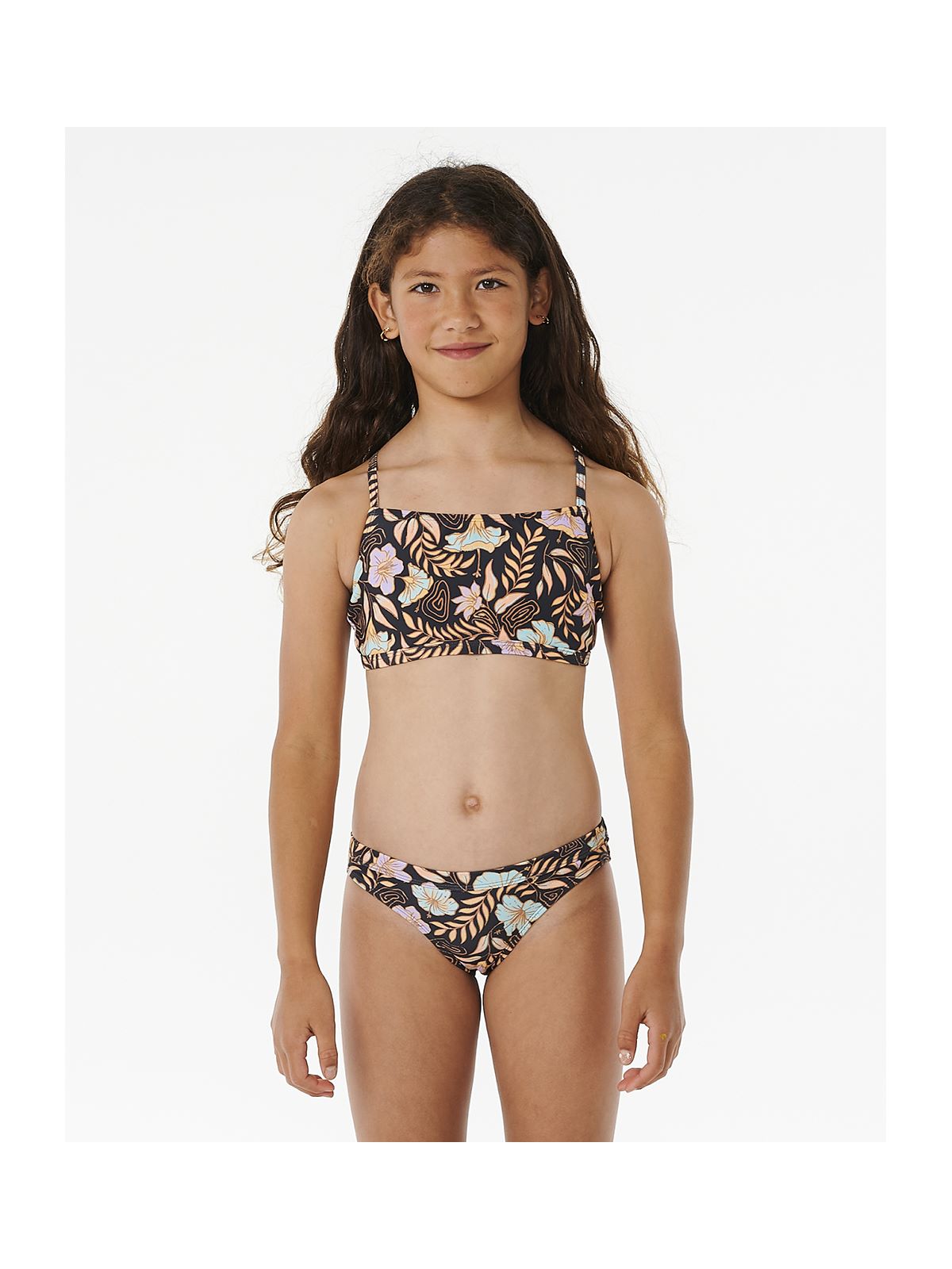 Lycra RIP CURL Tropics 3 Piece Set Girl czarny - Adventure Sports