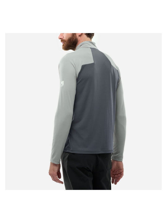 Koszulka męska MILLET Kamet Ts Zip Ls M szara
