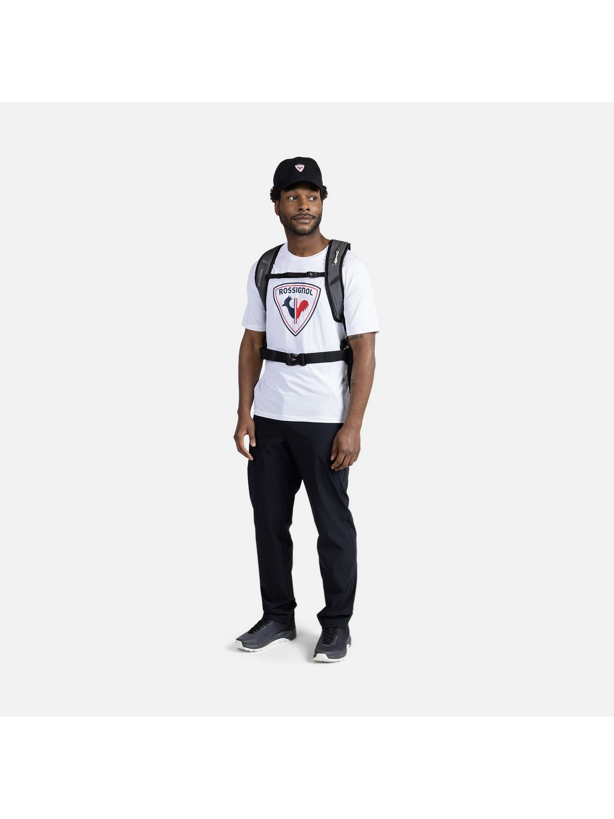 Koszulka treningowa męska ROSSIGNOL Westweg Shield Tee biały - Adventure Sports