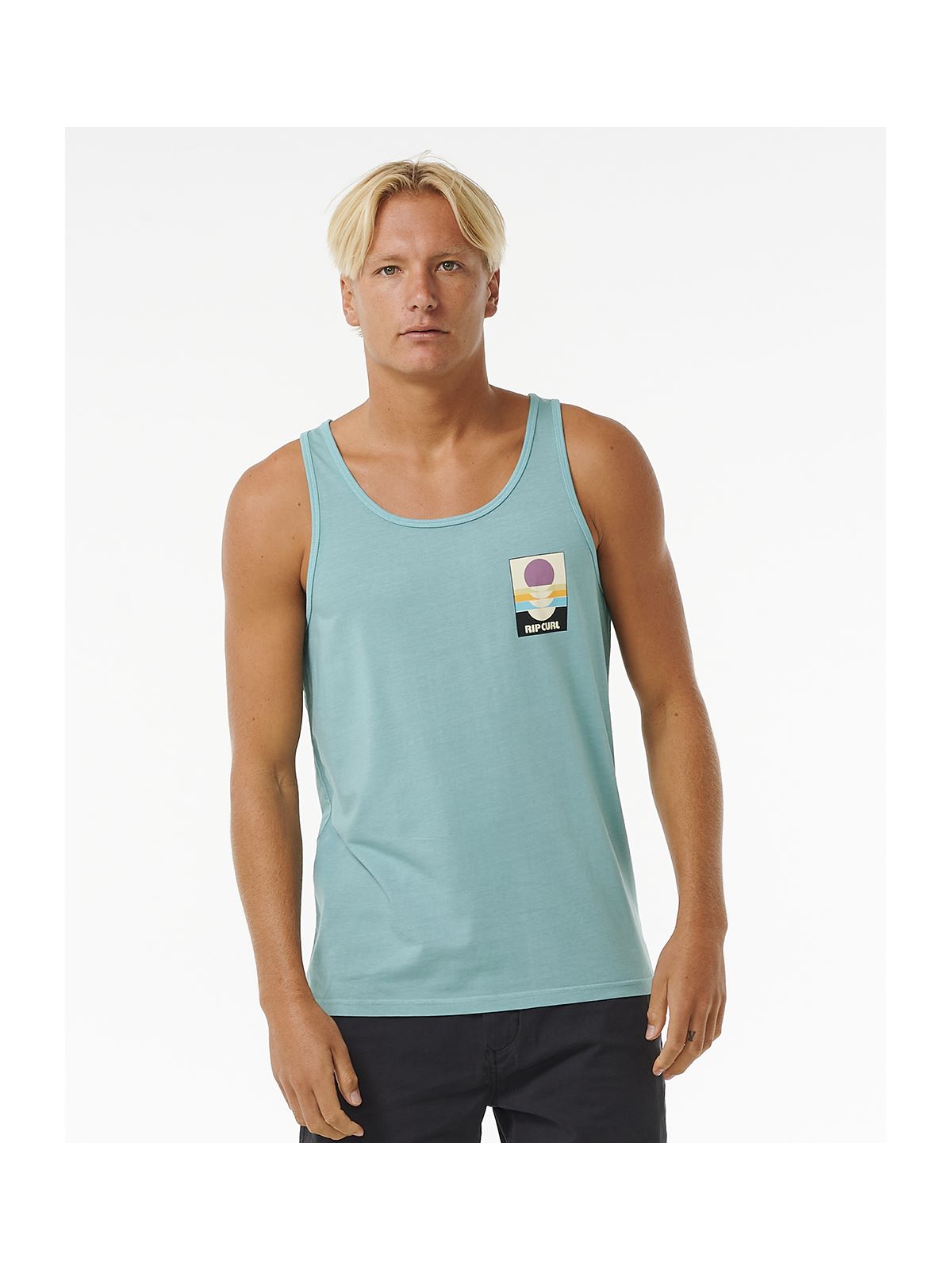 Koszulka RIP CURL Surf Revival Peaking Tank niebieski - Adventure Sports