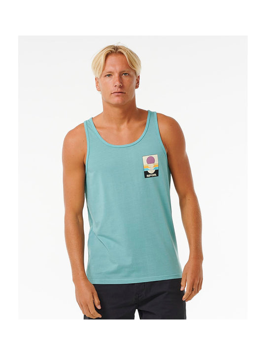 Koszulka RIP CURL Surf Revival Peaking Tank niebieski - Adventure Sports
