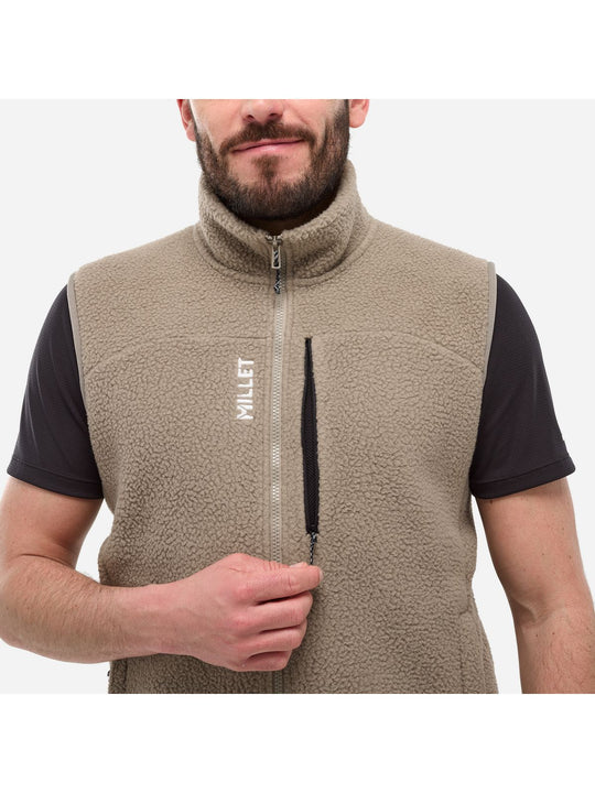 Kamizelka męska MILLET M Cimai Sherpa Vest M beżowa
