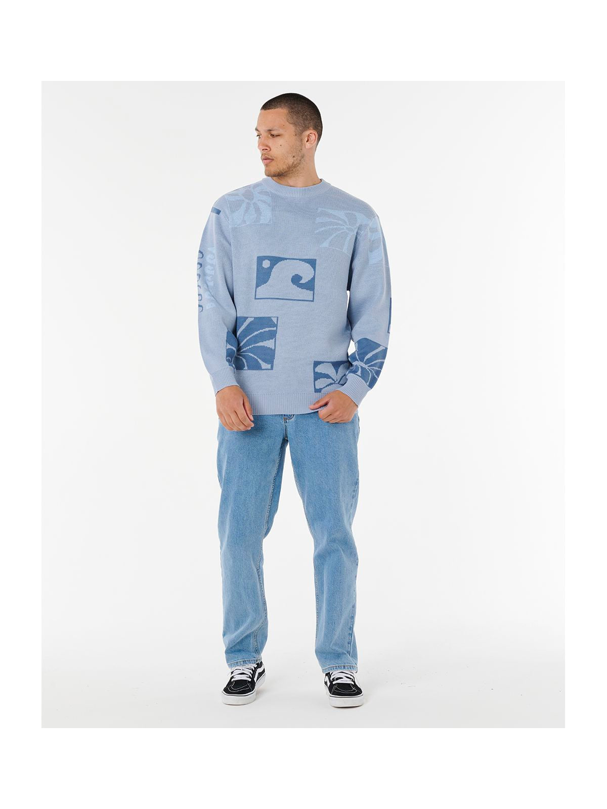 Sweter RIP CURL MIX KNIT niebieski