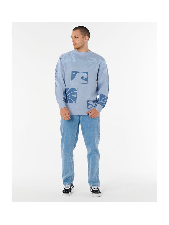 Sweter RIP CURL MIX KNIT niebieski
