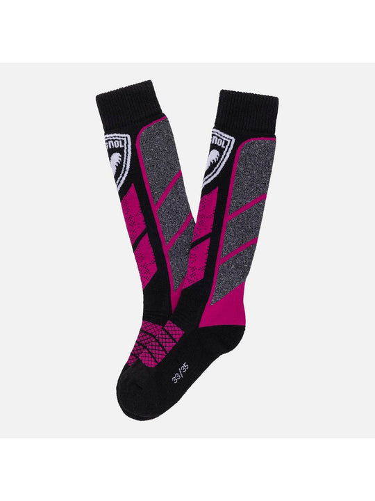 Skarpety narciarskie dziecięce ROSSIGNOL JR THERMOTECH SOCKS różowe
