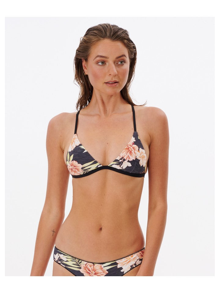 Biustonosz kąpielowy RIP CURL Sol Seeker Cross Back Tri czarny