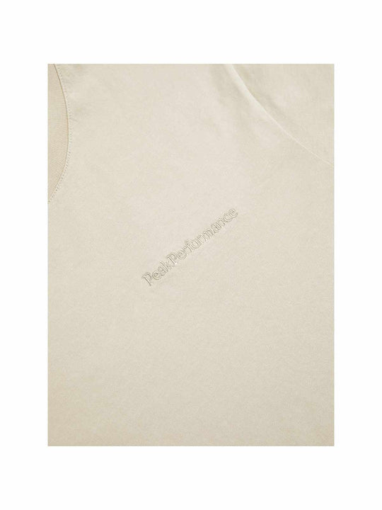Koszulka PEAK PERFORMANCE Original Small Logo Tee Men beżowy - Adventure Sports
