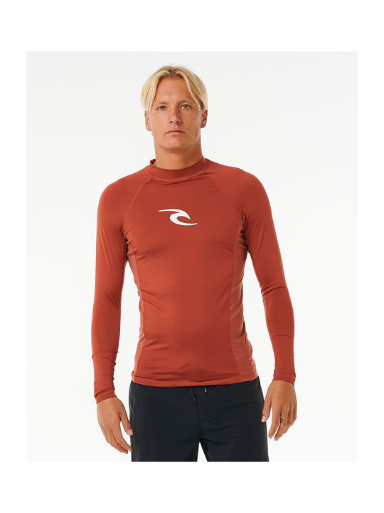 Lycra RIP CURL Waves Upf Perf L/S czerwony
