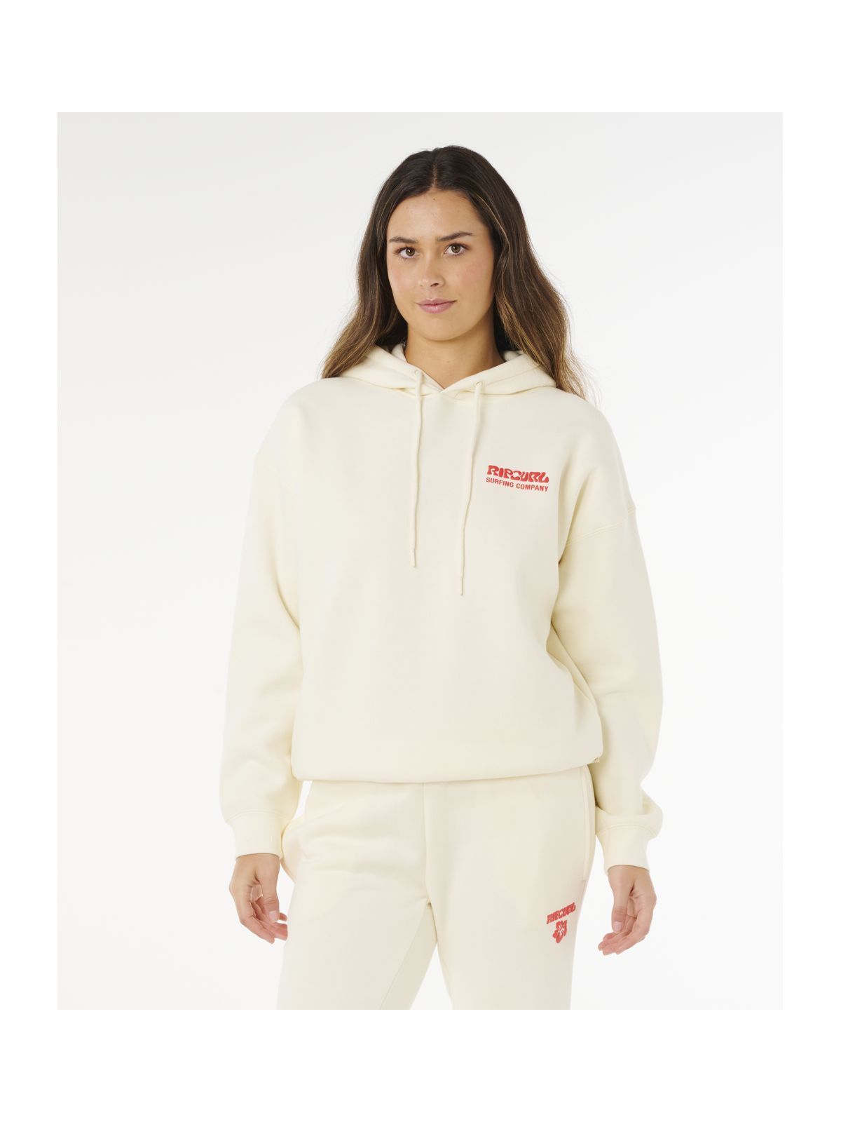Bluza damska RIP CURL Surf Puff Heritage Hood beżowa