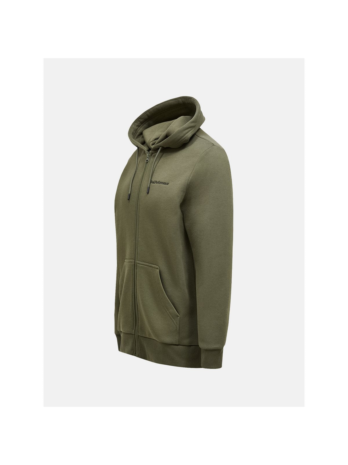 Bluza męska PEAK PERFORMANCE Original Small Logo Zip Hood Men zielona
