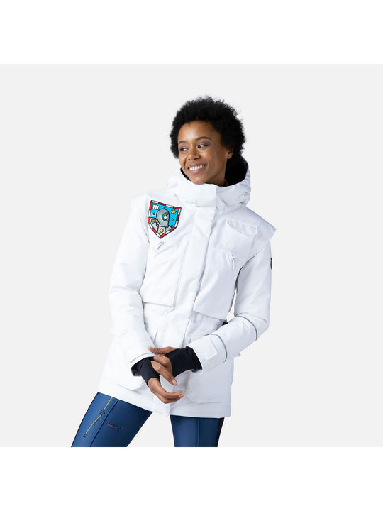 Kurtka narciarska damska Rossignol W Sirius Down Jkt biała - Adventure Sports
