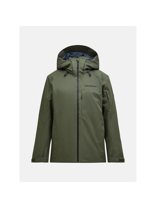 Kurtka narciarska męska PEAK PERFORMANCE Maroon HIPE 2L Insulated Shell Jacket zielona
