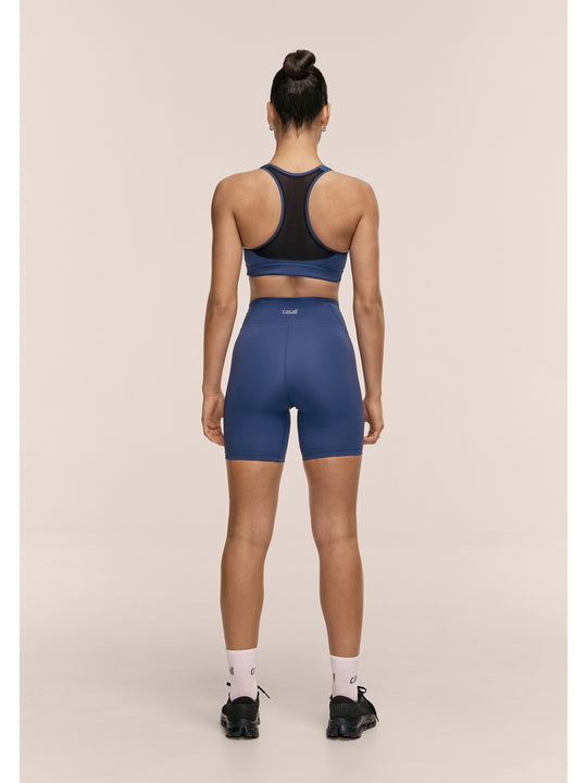 Legginsy treningowe damskie CASALL Performance Running Bikers kolor granatowy
