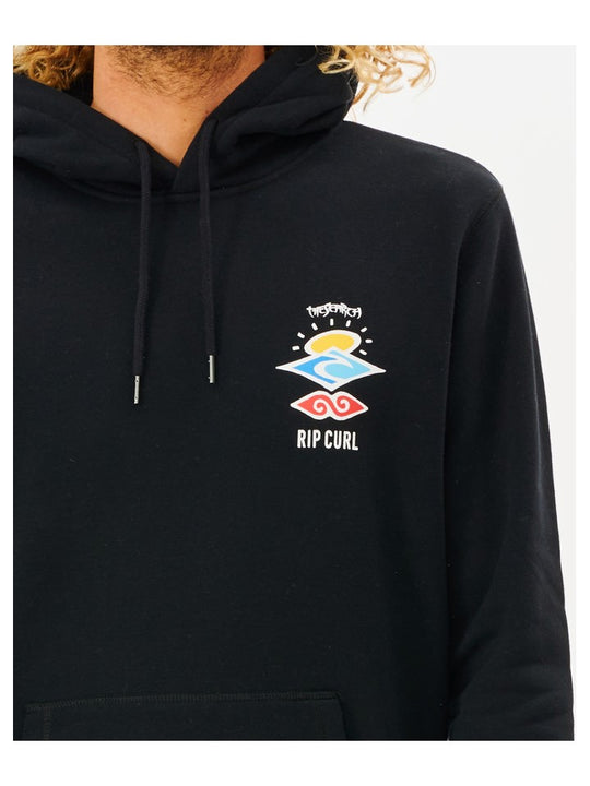Bluza RIP CURL Search Icon Hood czarny - Adventure Sports
