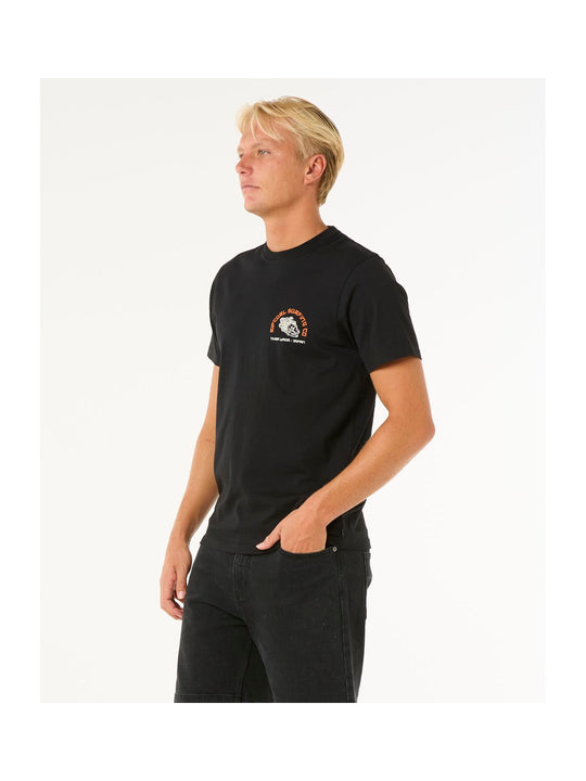 Koszulka RIP CURL Desti Animals Tee czarny
