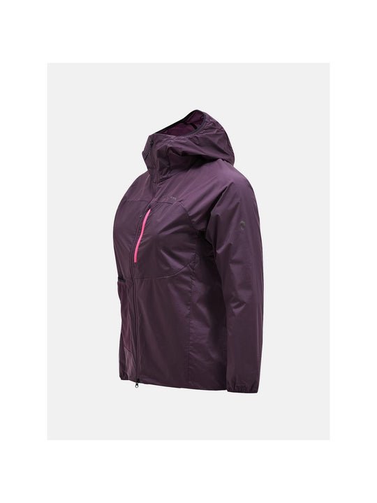 Kurtka skiturowa damska Peak Performance W Vislight Alpha Jacket fioletowa - narciarska - Adventure Sports
