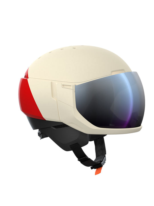 Kask narciarski POC Levator MIPS cat 2 biało/czerwony
