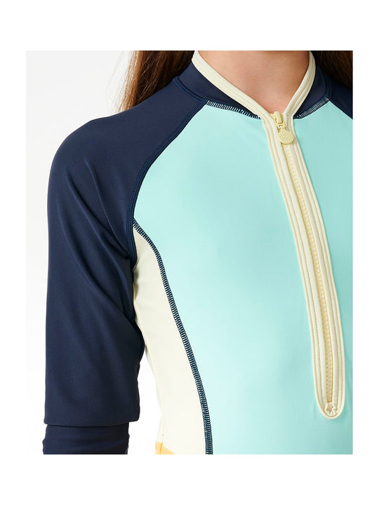 Lycra RIP CURL Block Party Ls Surfsuit Girl granatowy - Adventure Sports

