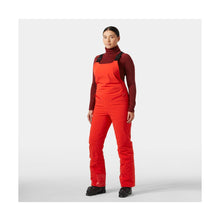 Spodnie narciarskie damskie HELLY HANSEN W ALPHELIA BIB PANT czerwone
