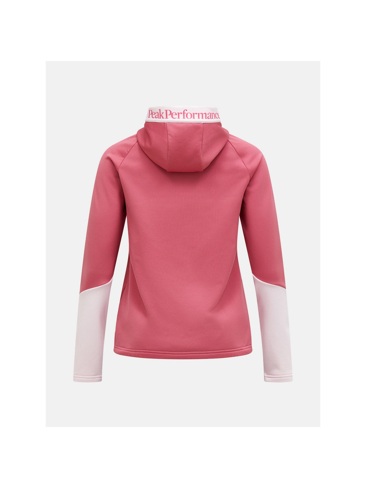 Bluza z kapturem damska PEAK PERFORMANCE Rider Essentials Midlayer Zip Hood różowa
