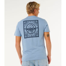 Koszulka męska RIP CURL Desti Animals Tee niebieska
