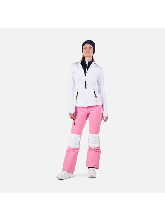 Bluza narciarska damska Rossignol W Climi Jkt biała - Adventure Sports
