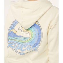 Bluza damska RIP CURL Poolside Zip Thru Relaxed Hood beżowa
