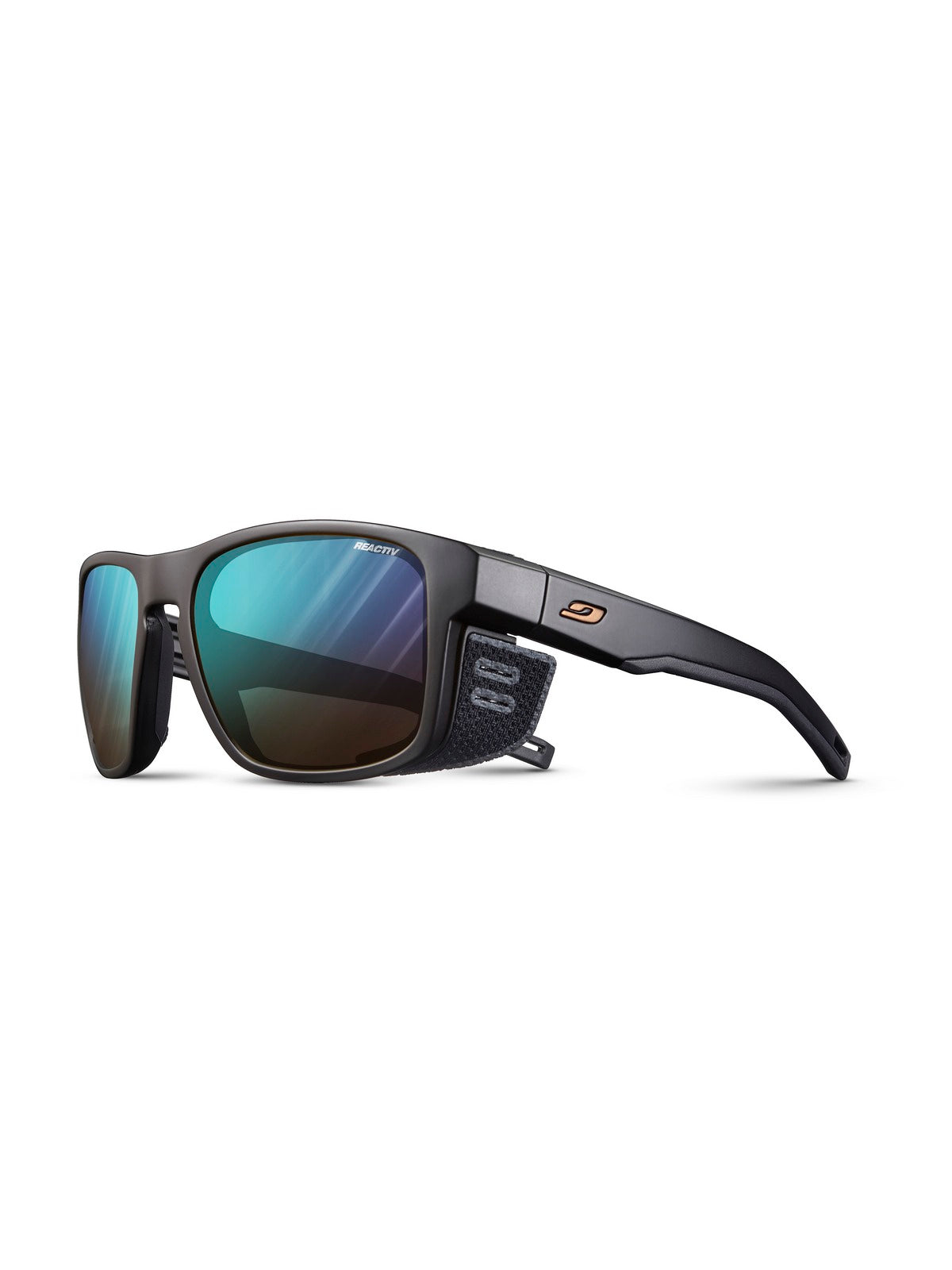 Okulary fotochromowe Julbo Shield M - czarny | Reactiv Performance cat 2-4 Dl Bleu - Adventure Sports