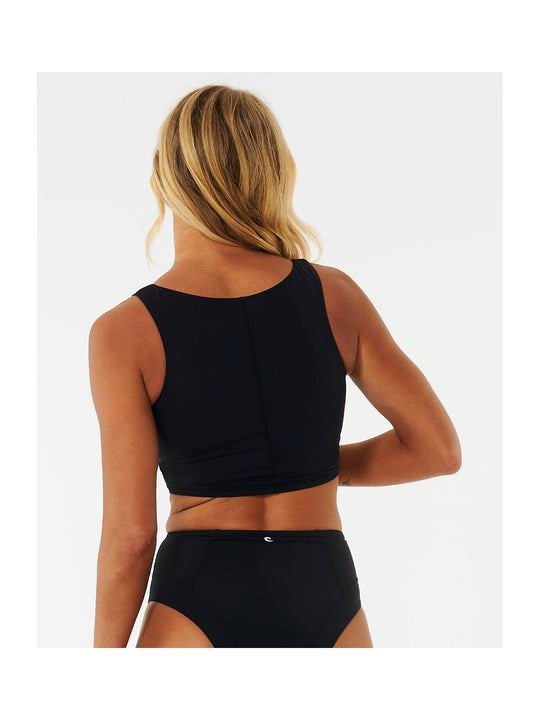 Top RIP CURL Mirage Ultimate Scoop Neck Cro czarny - Adventure Sports
